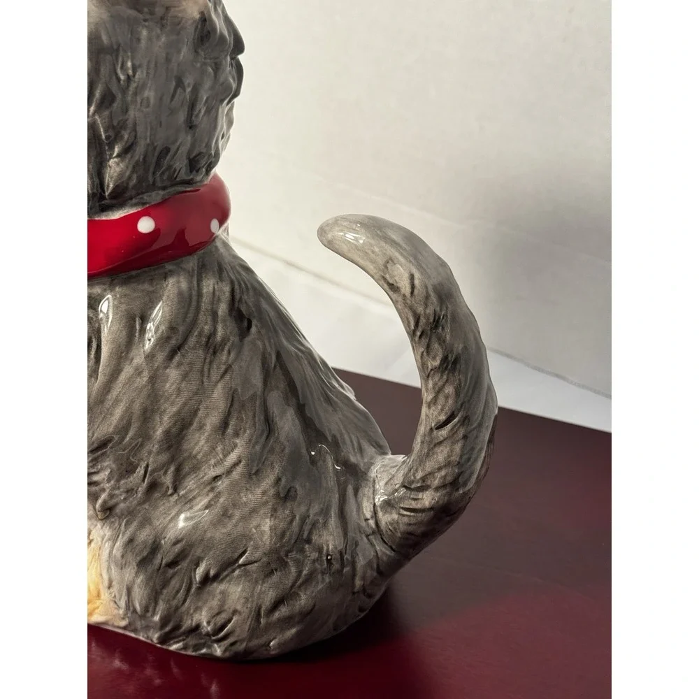 Blue Sky Clayworks * Ruby * Black and Tan Dog * Ceramic Tea Pot *